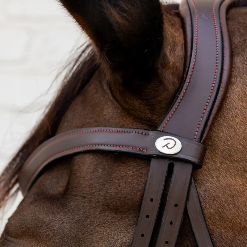 Flash Noseband Bridle - Soft Leather Collection - Dy'on