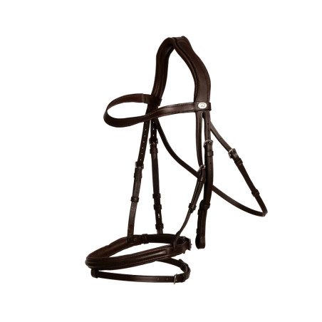 Flash Noseband Bridle - Soft Leather Collection - Dy'on