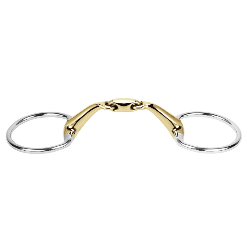 Eggbutt Snaffle Sweet Copper Double Jointed Level 2 - Stubben