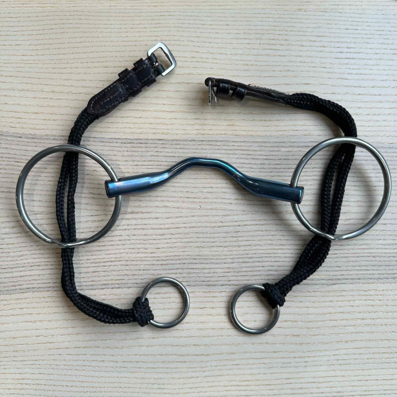 Medium ring gag titanium Happy Tongue used - Bombers | Mors & More