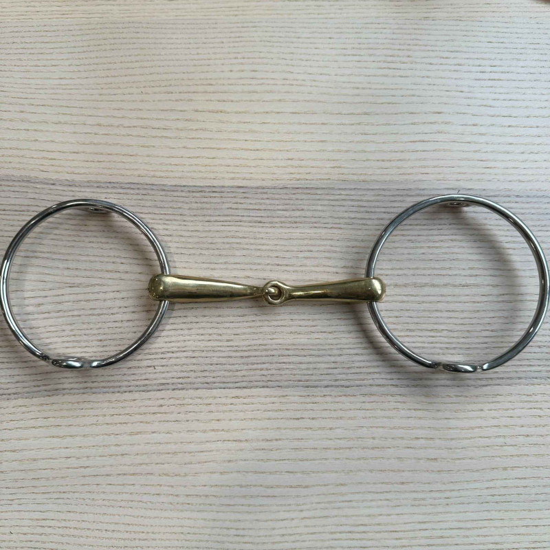Large rings gag bit single jointed - Jump'in | Mors & More