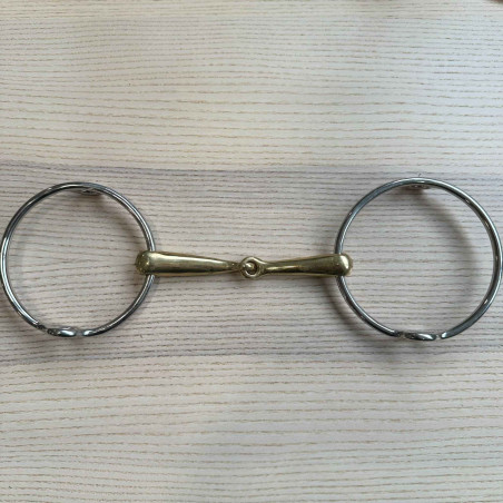 Large rings gag bit single jointed - Jump'in | Mors & More