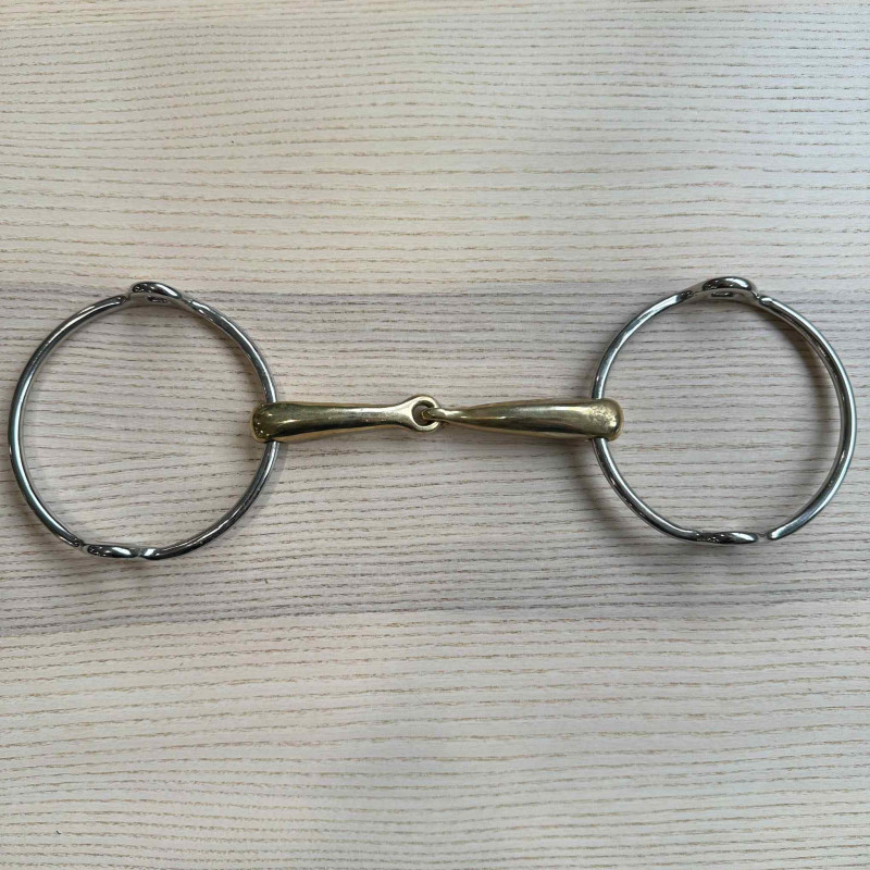Large rings gag bit single jointed - Jump'in | Mors & More