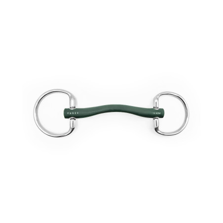 Andrea Rubber bit Eggbutt - Fager| Mors & More