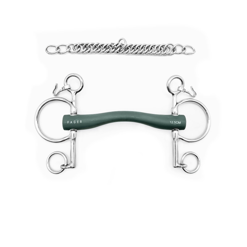 Andrea Rubber bit baby pelham - Fager| Mors & More