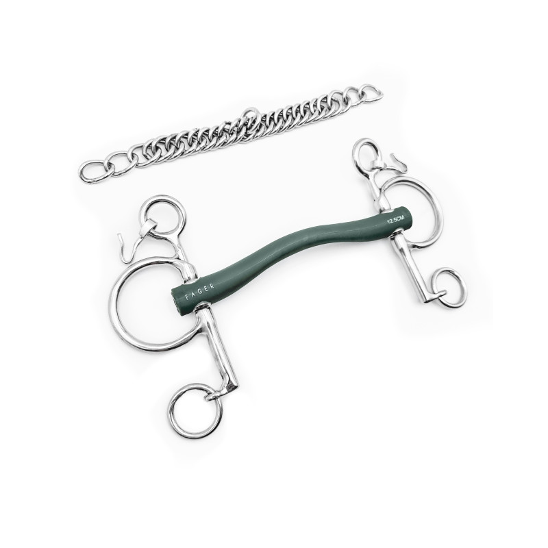 Andrea Rubber bit baby pelham - Fager| Mors & More