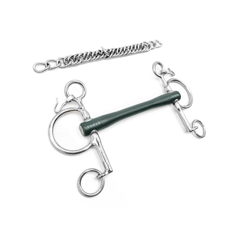 Nicole Rubber bit baby Pelham - Fager | Mors & More