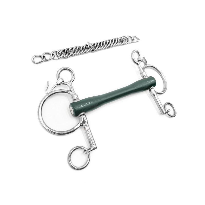 Nicole Rubber bit baby Pelham - Fager | Mors & More