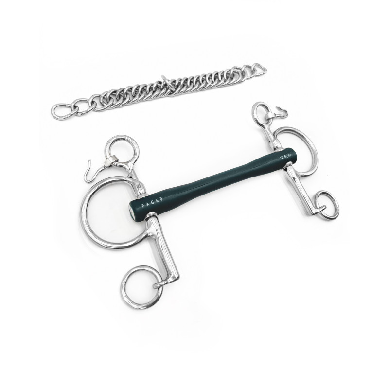 Nicole Rubber bit baby Pelham - Fager | Mors & More