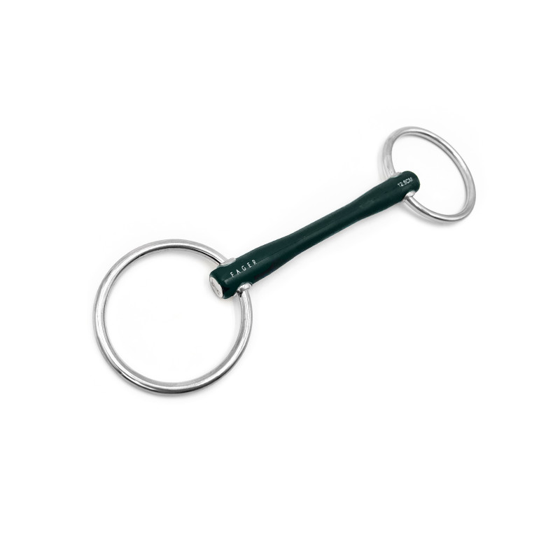 Nicole Rubber bit loose ring - Fager | Mors & More