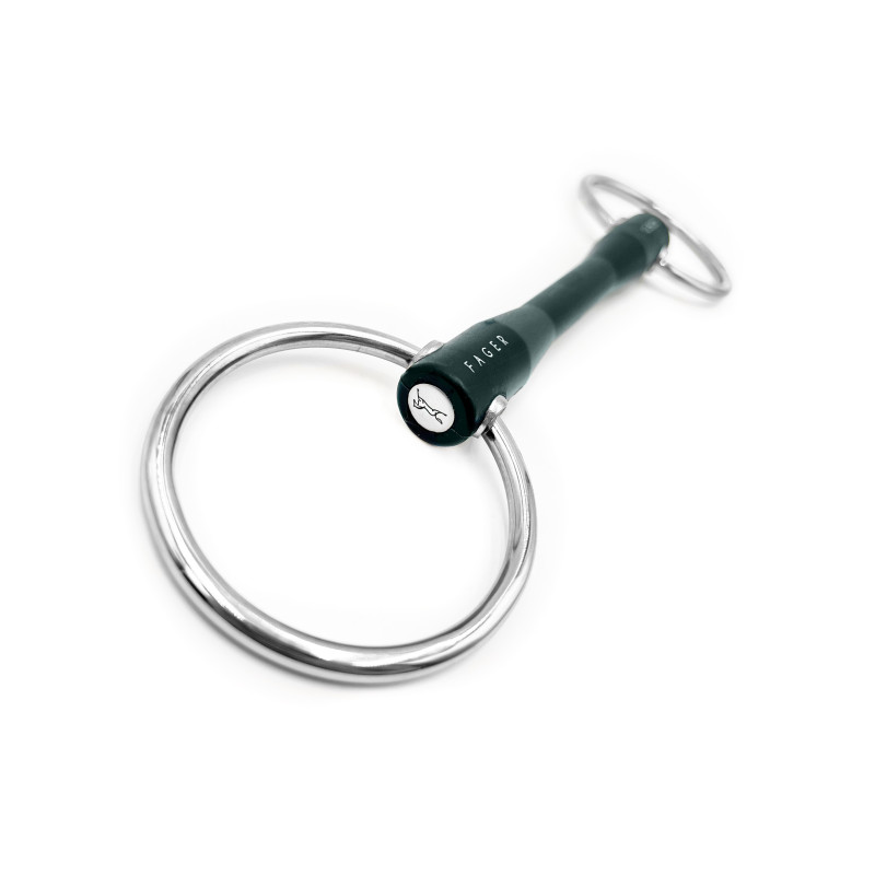 Nicole Rubber bit loose ring - Fager | Mors & More