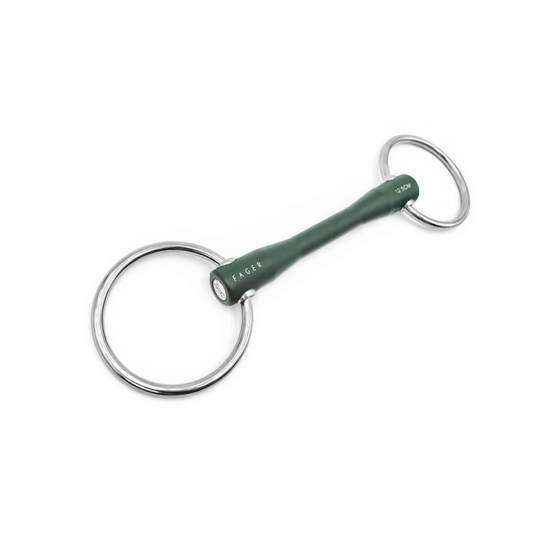 Nicole Rubber bit loose ring - Fager | Mors & More
