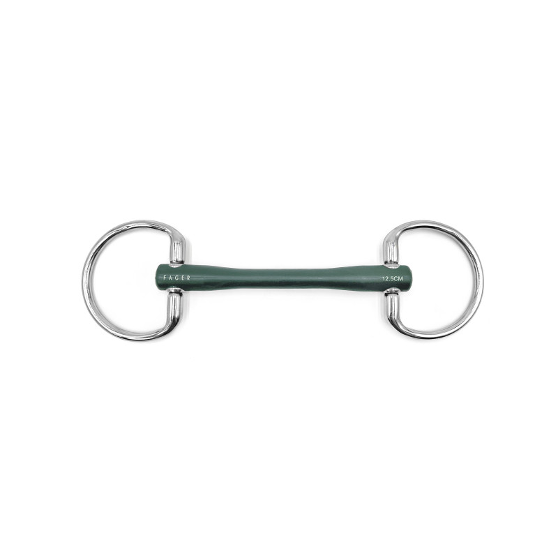 Nicole Rubber bit eggbutt - Fager | Mors & More