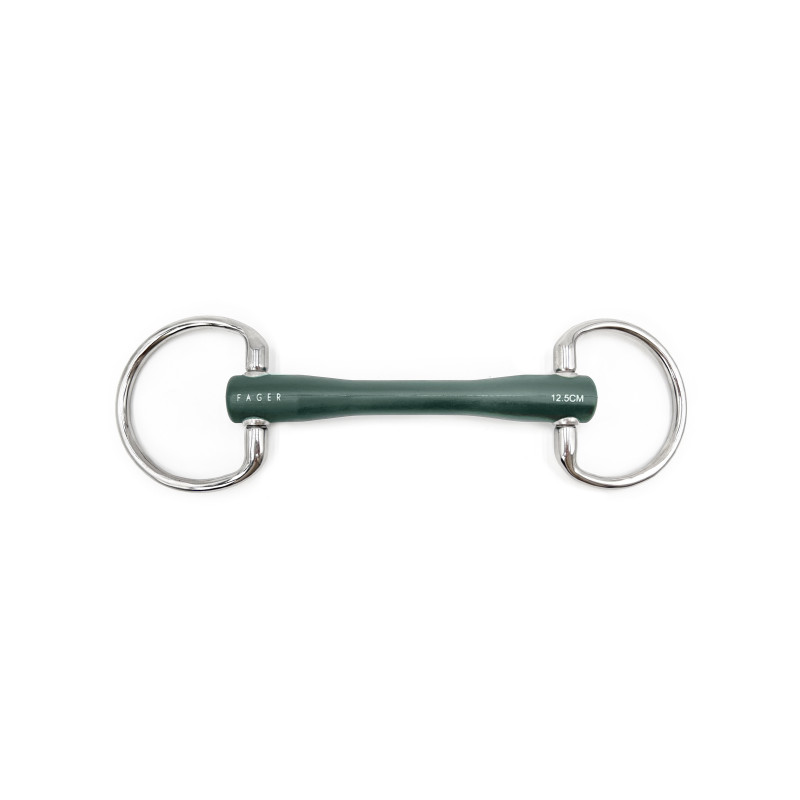 Nicole Rubber bit eggbutt - Fager | Mors & More