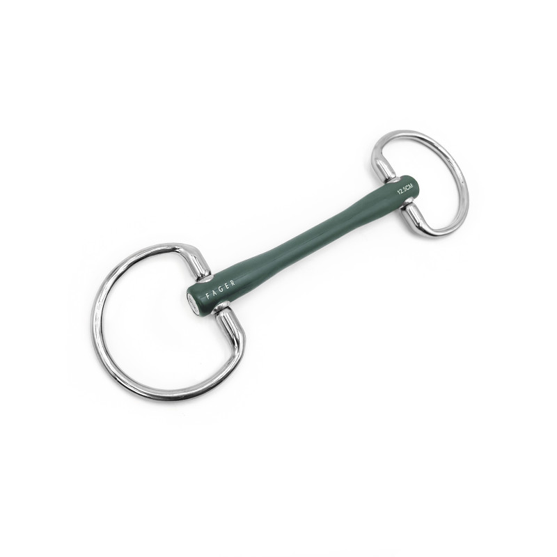 Nicole Rubber bit eggbutt - Fager | Mors & More
