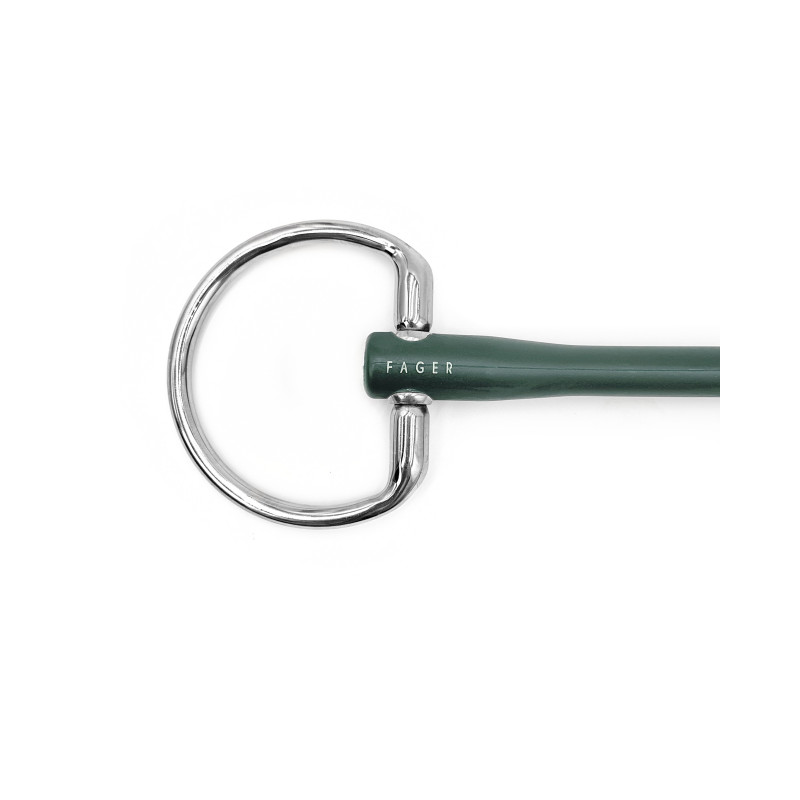 Nicole Rubber bit eggbutt - Fager | Mors & More