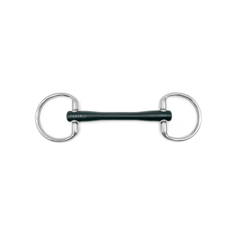 Nicole Rubber bit eggbutt - Fager | Mors & More