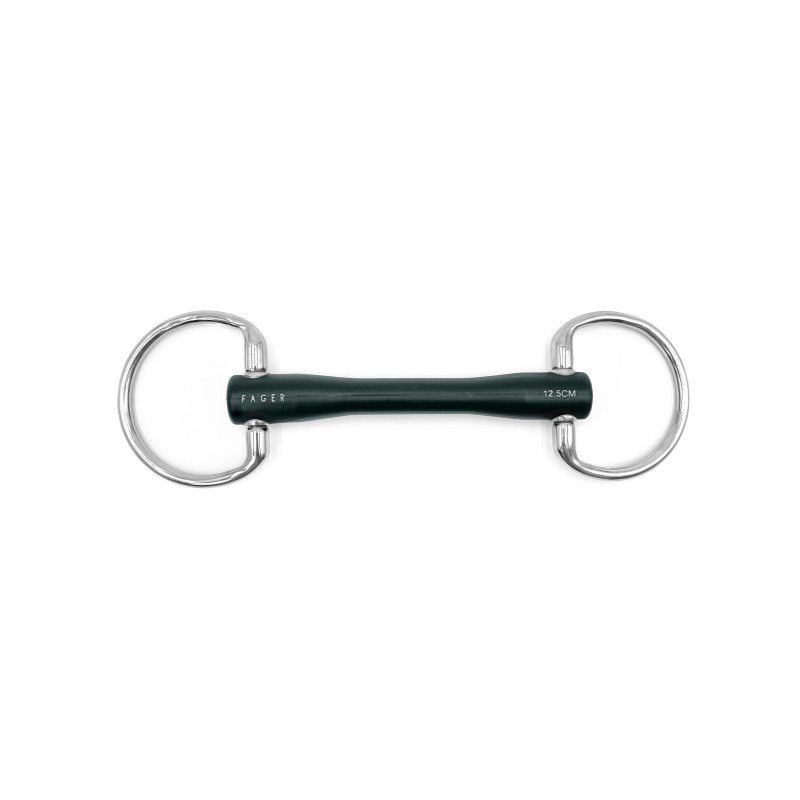Nicole Rubber bit eggbutt - Fager | Mors & More