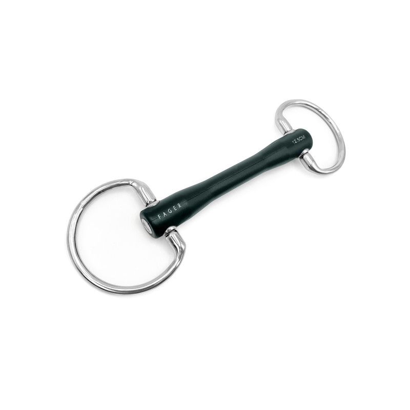 Nicole Rubber bit eggbutt - Fager | Mors & More