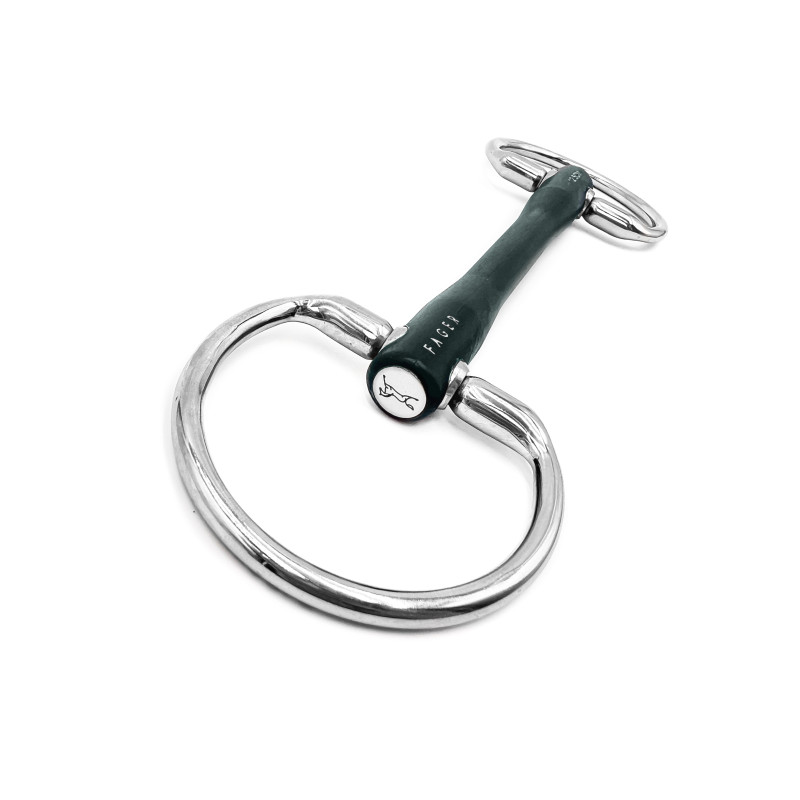Nicole Rubber bit eggbutt - Fager | Mors & More