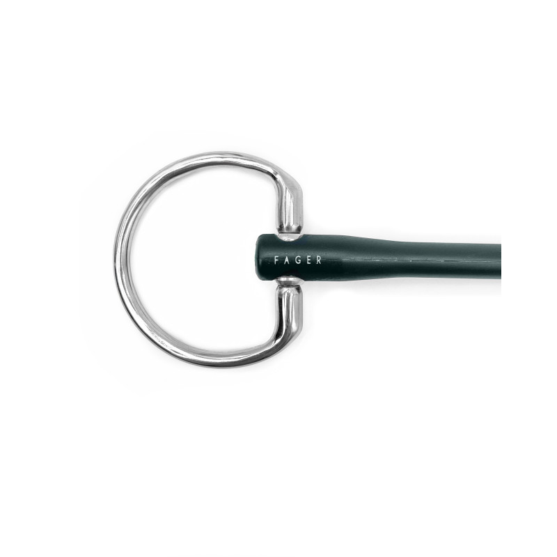 Nicole Rubber bit eggbutt - Fager | Mors & More
