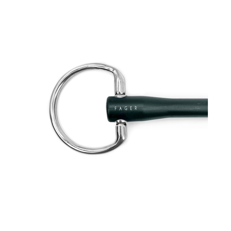 Nicole Rubber bit eggbutt - Fager | Mors & More