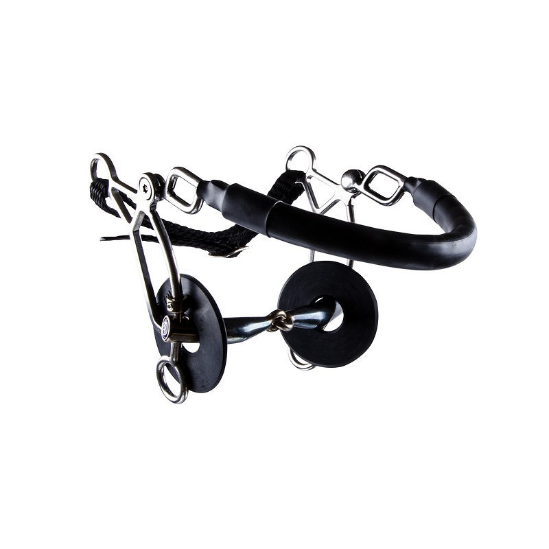 Sweet Iron Hackamore combi single locked jointed short shanks - Trust | Mors & More