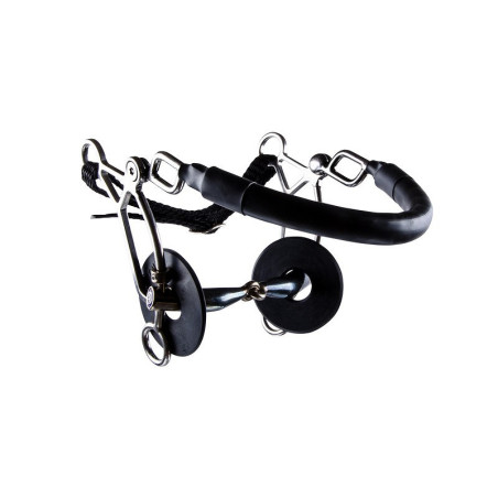 Sweet Iron Hackamore combi single locked jointed short shanks - Trust | Mors & More