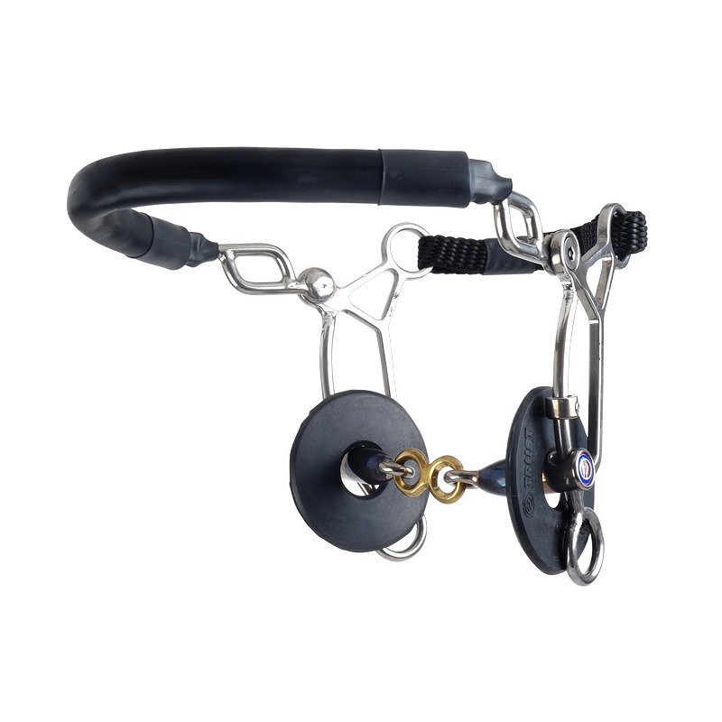 Hackamore combi double jointed french link short shanks - Trust | Mors & More
