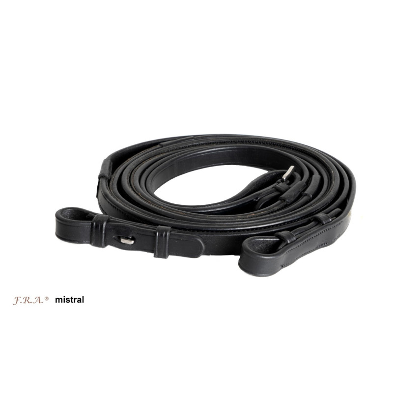 Reins hunter leather grip Mistral - F.R.A | M&M