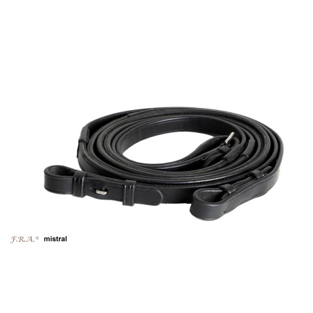 Reins hunter leather grip Mistral - F.R.A | M&M