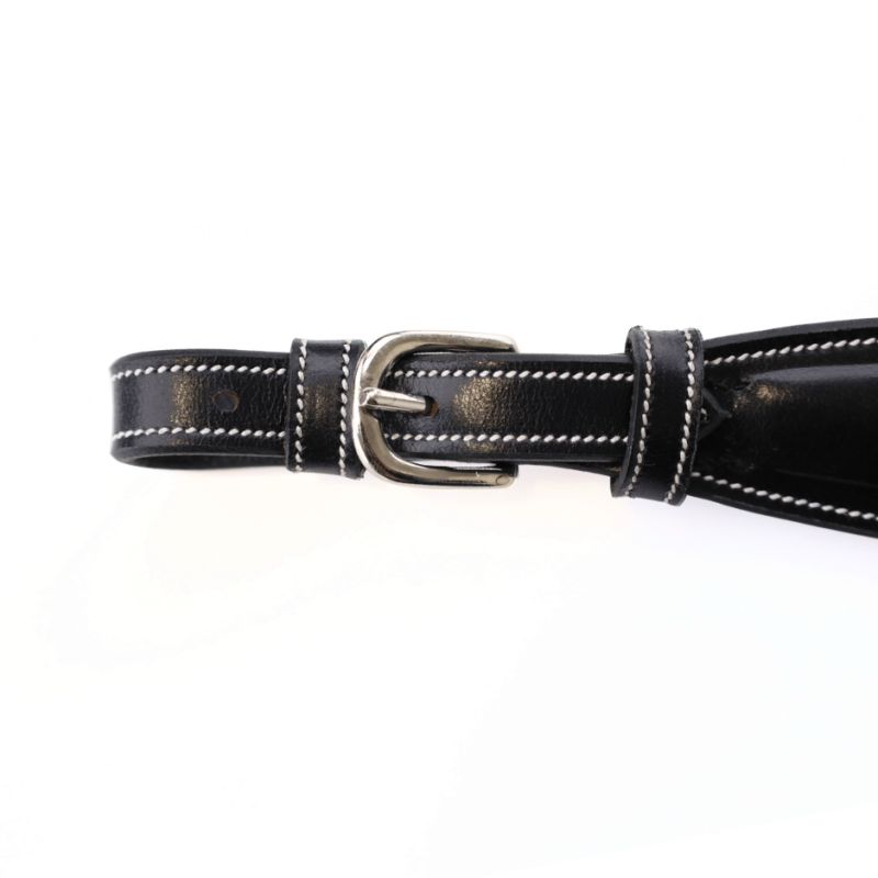 Muserolle pour Hackamore en cuir Plombé - Jump'in