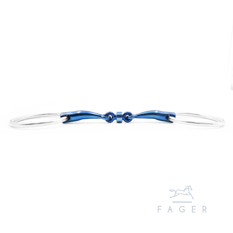 Mors Bianca 2 anneaux double brisure à rouleau Fager | M&M