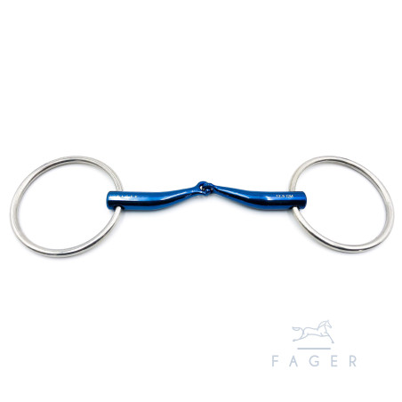 Mors FANNY 2 anneaux simple brisure réversible - Fager | M&M