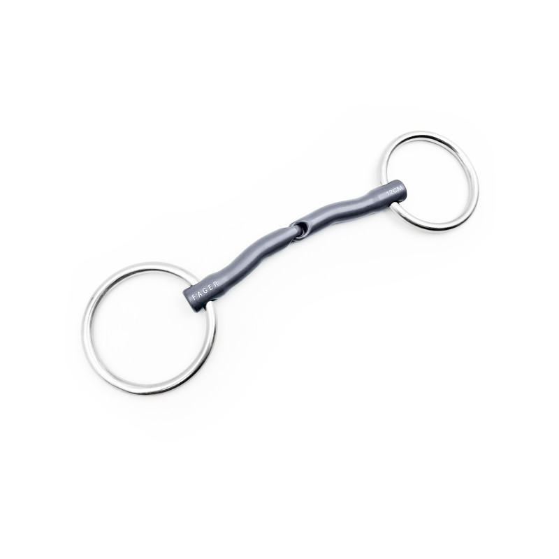 Jasmine Titanium Bradoon Loose rings - Fager | Mors & More Jasmine Titanium Bradoon Loose rings - Fager | Mors & More