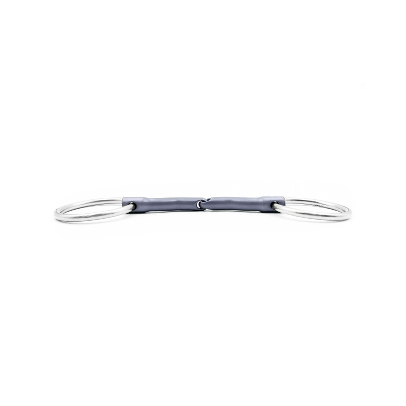 Mors de filet de bride Jasmine 2 anneaux simple brisure - Fager | M&M