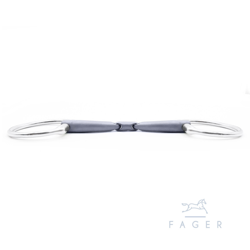 Maria Titanium Eggbutt fixed rings - Fager | Mors & More