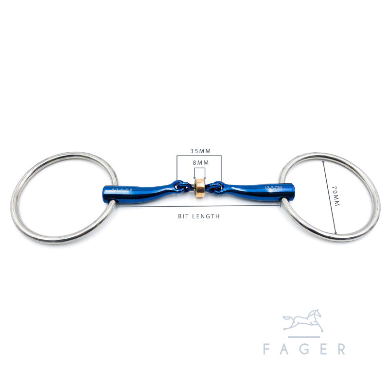 Sally Titanium fixed rings - Fager | Mors & More