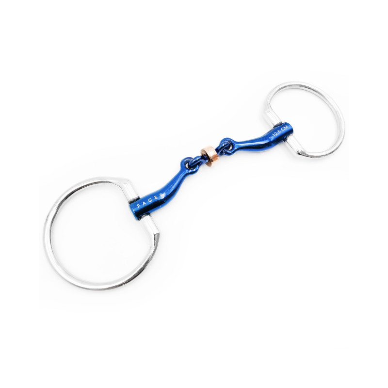 Mors SALLY Olives double brisure à rouleau Fager | M&M Mors SALLY Olives double brisure à rouleau Fager | M&M