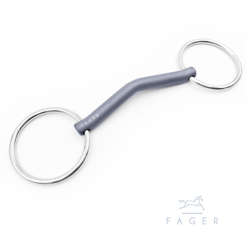 Sara Titanium Loose Rings tongue port - Fager | Mors & More Sara Titanium Loose Rings tongue port - Fager | Mors & More