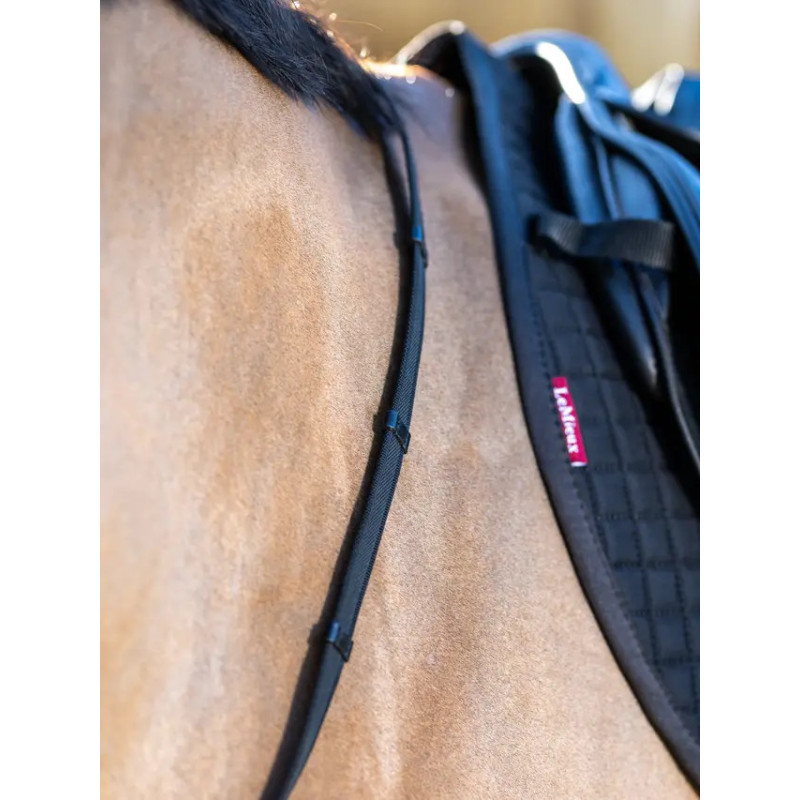 Web Grip Continental Reins with 5 leather stopper - Lemieux | Mors & More