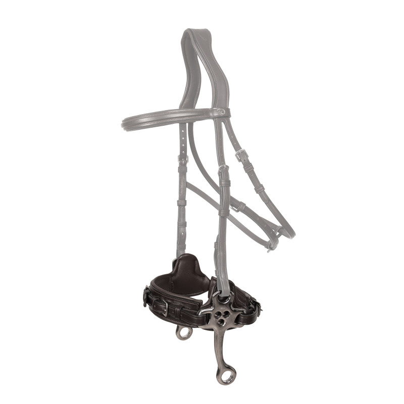 Hackamore nez cuir New English - Dyon | Mors & More