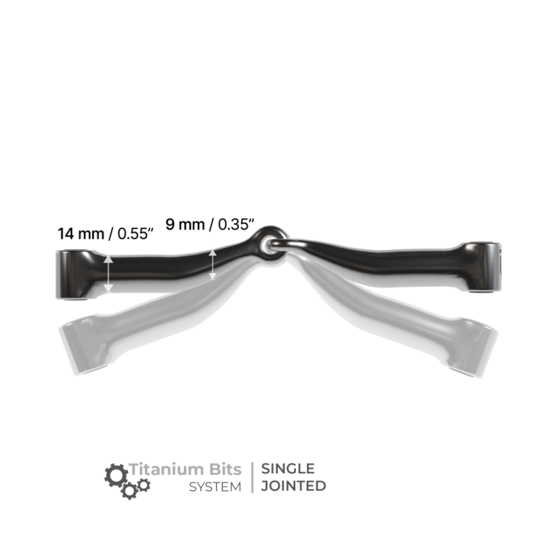 Canons simple brisure Winderen en Titane - Winderen | Mors & More