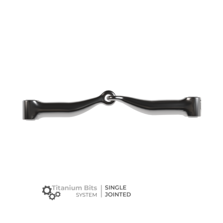 Mouthpiece for Winderen bit single jointed Titanium - Winderen | Mors & More