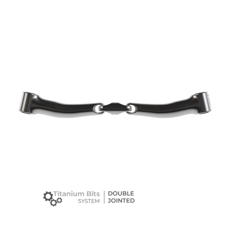 Mouthpiece for Winderen bit double  jointed Titanium - Winderen | Mors & More