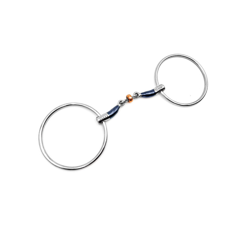 Mors JULIA grands anneaux double brisure à rouleau - Fager| Mors & More