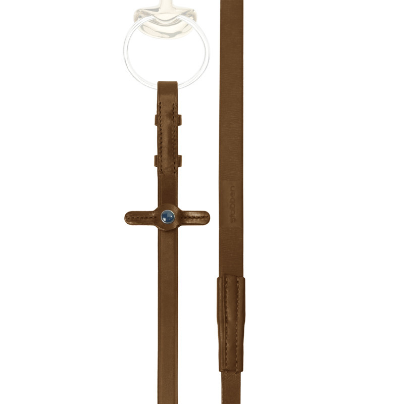 Rubber reins (1/2") with hooks - Stübben | Mors & More