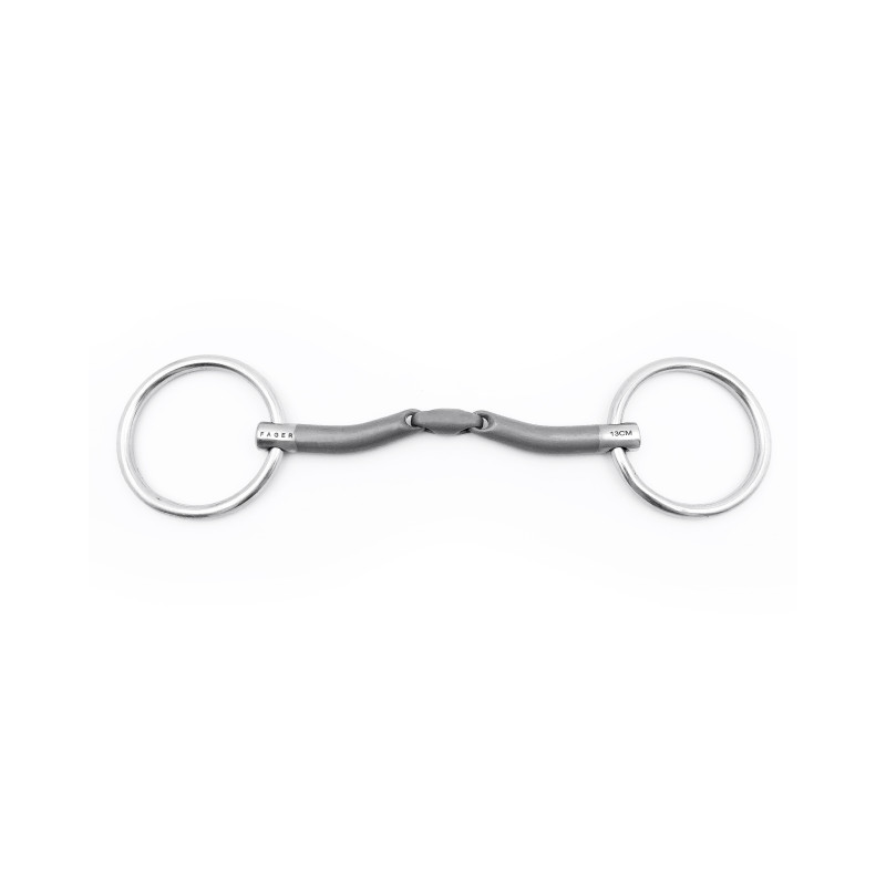 Mors de filet de bride Milton double brisure Fager | M&M