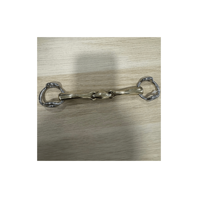 Mors de filet de bride releveur double brisure d'occasion - Jump'in | M&M