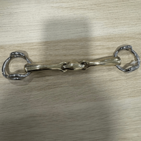 Mors de filet de bride releveur double brisure d'occasion - Jump'in | M&M